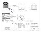 EM150-12-212-A - Round Electromagnet 1.5 inch Dia. 12 VDC - Holding 88 lbs. image 1