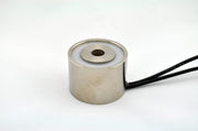 EM150-24-122-A - Round Electromagnet 1.5 inch Dia. 24 volts DC - Holding 66 lbs. image 0