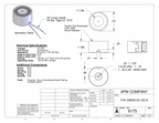 EM200-24-122-A - Round Electromagnet 2 inch Dia. 24 volts DC - Holding 105 lbs. image 1
