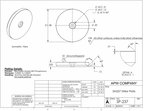 SP-237 Strike Plate or Keeper Plate 2.375" Dia. x 0.32" H for EM237 or Smaller Electromagnets image 1