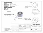 EM200-115ac-112-AB - Round Electromagnet 2 inch Dia. 115 volts AC - Holding 140 lbs. image 1