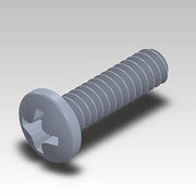 SCRM-019 - EM050-EM075 6-32 x 1/2 Pan Head Mach. Screw Pltd. image 0