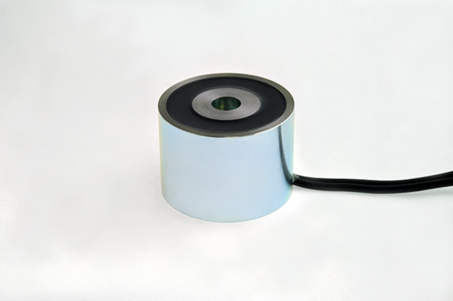 EM175-12-211 - Round Electromagnet 1.75 inch Dia. 12 volts DC - Holding 100 lbs. image 0