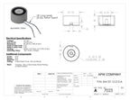 EM137-12-212-A - Round Electromagnet 1.375 inch Dia. 12 VDC - Holding 44 lbs. image 1