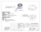 EM200-110ac-212-A - Round Electromagnet 2 inch Dia. 110 volts AC - Holding 140 lbs. image 1