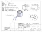 EM150-12-212 - Round Electromagnet 1.5 inch Dia. 12 volts DC - Holding 88 lbs. image 2