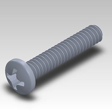 SCRM-020 - EM050-EM075 6-32 x 3/4 Pan Head Mach. Screw Pltd. image 0