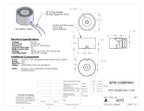 EM200-24H-112-B - Round Electromagnet 2 inch Dia. 24 volts DC - Holding 140 lbs. image 1