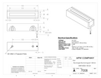 EMR-4035-150-24  Rectangular Electromagnet 150mm Length 24 volts DC image 1