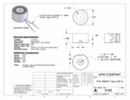 EM200-115ac-222-A - Round Electromagnet 2 inch Dia. 115 volts AC - Holding 140 lbs. image 1