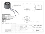 EM100-12-222-A - Round Electromagnet 1 inch Dia. 12 VDC - Holding 25 lbs. image 1