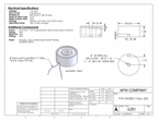 EM300-115AC-222 - Round Electromagnet 3 inch Dia. 115 volts AC - Holding 400 lbs. image 1
