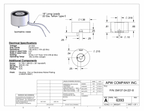 EM137-24-221-B - Round Electromagnet 1.375 inch Dia. 24 volts DC - Holding 44 lbs. image 1