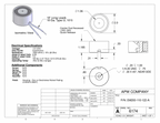 EM200-110-122-A - Round Electromagnet 2 inch Dia. 110 volts DC - Holding 105 lbs. image 1