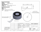 EM237-115ac-212 - Round Electromagnet 2.37 inch Dia. 115 volts AC - Holding 190 lbs. image 1