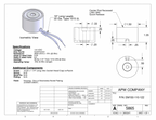 EM150-110-122 - Round Electromagnet 1.5 inch Dia. 110 volts DC - Holding 66 lbs. image 1