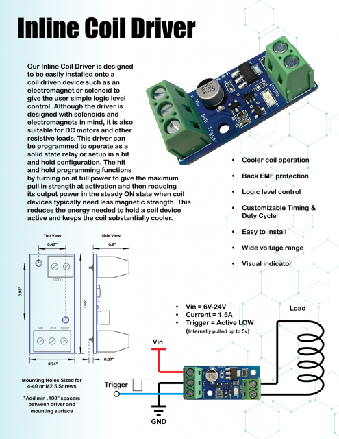 Inline Logic Level Cool Solenoid Valve Driver | High-Performance Automation Control image 1