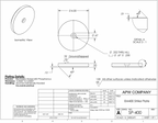 SP-400 Strike Plate or Keeper Plate 4.0" Dia. x 0.5" H for EM400 or EM350 Electromagnets image 2