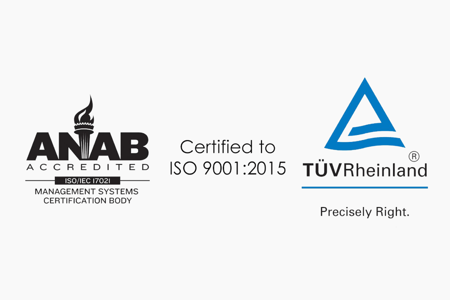 CERTIFIED to ISO 9001:2015
