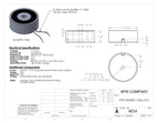 EM400-115ac-212 - Round Electromagnet 4 inch Dia. 115 volts AC - Holding 800 lbs. image 1