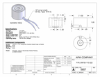 EM150-110-222 - Round Electromagnet 1.5 inch Dia. 110 volts DC - Holding 88 lbs. image 1