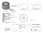 EM200-24-222-A - Round Electromagnet 2 inch Dia. 24 VDC - Holding 140 lbs. image 1