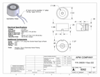 EM200-115ac-222 - Round Electromagnet 2 inch Dia. 115 volts AC - Holding 140 lbs. image 1