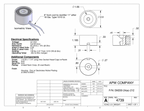 EM200-24ac-212 - Round Electromagnet 2 inch Dia. 24 volts AC - Holding 140 lbs. image 1