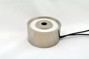 EM300-115AC-222 - Round Electromagnet 3 inch Dia. 115 volts AC - Holding 400 lbs. image 0