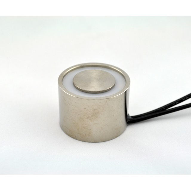 EM150-24-222-A – Round Electromagnet 1.5 inch Dia. 24 VDC – Holding 88 lbs. image 0