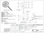 EM300-12-222 - Round Electromagnet 3 inch Dia. 12 volts DC - Holding 400 lbs. image 1