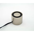 EM100-12-222-A - Round Electromagnet 1 inch Dia. 12 VDC - Holding 25 lbs. image 0