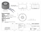 EM200-12-222-B - Round Electromagnet 2 inch Dia. 12 VDC - Holding 140 lbs. image 1
