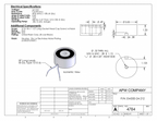 EM300-24-212 - Round Electromagnet 3 inch Dia. 24 volts DC - Holding 400 lbs. image 1