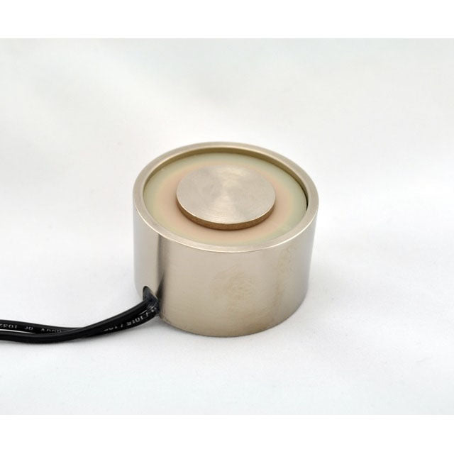 EM200-24-222-A - Round Electromagnet 2 inch Dia. 24 VDC - Holding 140 lbs. image 0