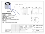 EM100-115ac-222 - Round Electromagnet 1 inch Dia. 115 volts AC - Holding 25 lbs. image 1