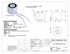 EM100-24ac-222 - Round Electromagnet 1 inch Dia. 24 volts AC - Holding 25 lbs. image 1