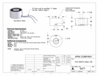 EM137-24ac-122 - Round Electromagnet 1.375 inch Dia. 24 volts AC - Holding 33 lbs. image 1